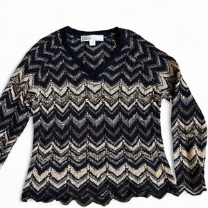 Chevron Knit Sweater